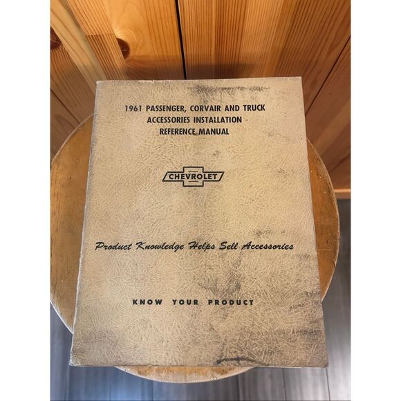 1961 Chevrolet Car & Truck Accessories Installation Reference Manual 61 Chevy (5 - Picture 1 of 7